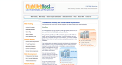Desktop Screenshot of clubwebhost.com